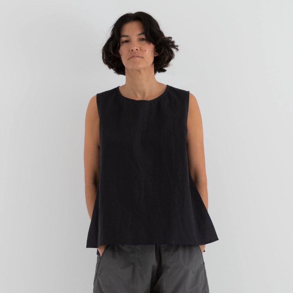 SOFIE D'HOORE Brody Loose Top in Midnight Coze Cotton Size 38